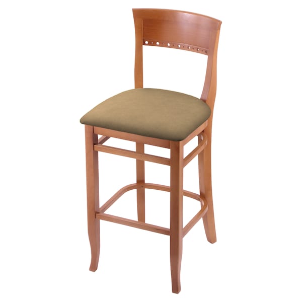 25" Counter Stool, Medium Finish, Canter Sand Seat